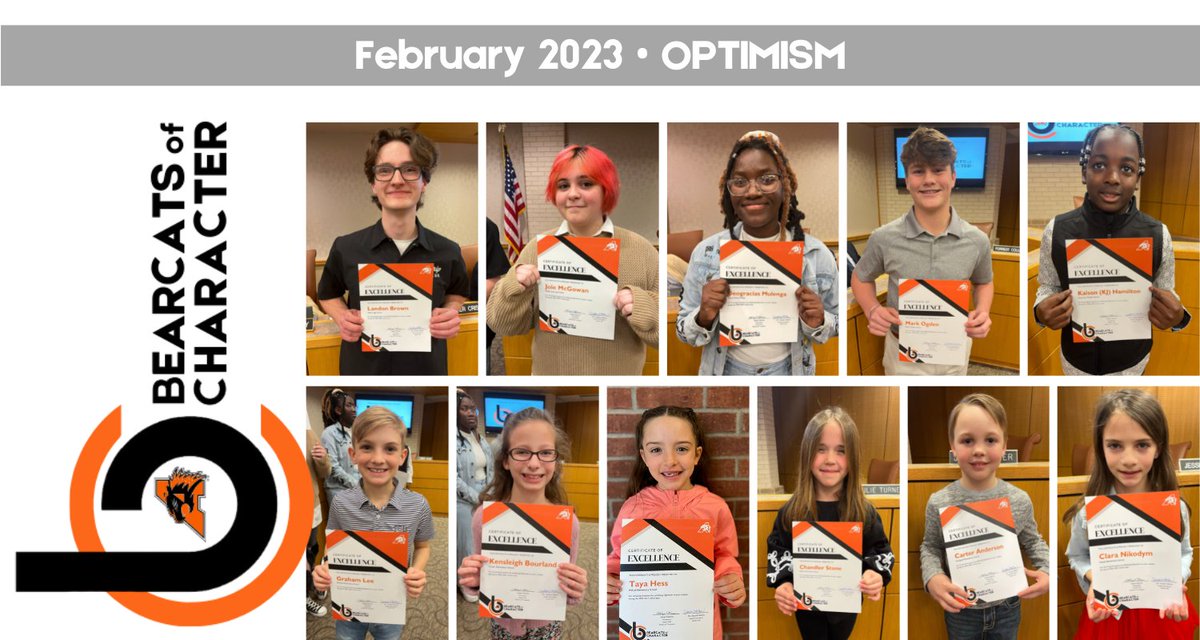 AledoISD's tweet image. Last week, AISD Trustees were honored to recognize the Feb. 2023 #BearcatsofCharacter for Optimism!

Click here to read about this month's @PosProject Bearcats of Character honorees: aledoisd.org/site/default.a…

#allinaledo #GrowingGreatness
