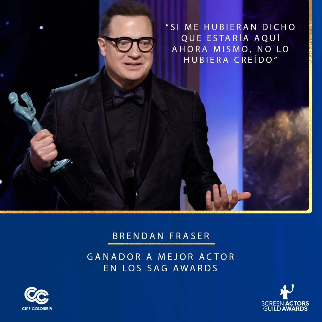 Cine_Colombia's tweet image. ¡Vamos #Brendan! 😍 Nos encanta tu actuación en #LaBallena y esperamos que ganes el Premio Óscar a Mejor Actor🏆

Deja un like si deseas lo mismo ❤️