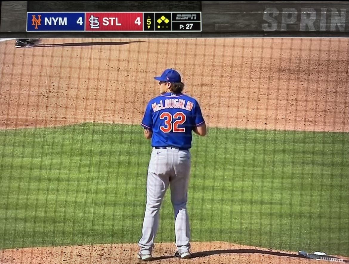 👀 We see you <a href="/_trey_32/">Trey Courter Mcloughlin</a> 

Trey McLoughlin with the appearance with the <a href="/Mets/">New York Mets</a> ‼️

#WeAreStags | #StagsInThePros | #LGM
