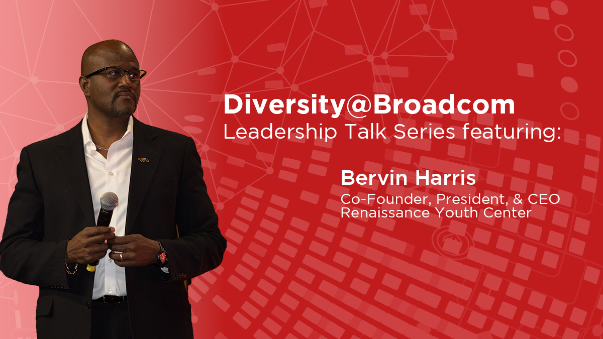 Broadcom's tweet image. Our latest Diversity@Broadcom Leadership Talk featured @mrharrisryc, Co-Founder, President &amp;amp; CEO of @RenYouthCenter, a group that empowers at-risk inner-city youth in the South Bronx and its partnership with @BroadcomSTEM #BlackHistoryMonth #BlackinSTEM #ConnectedByBroadcom