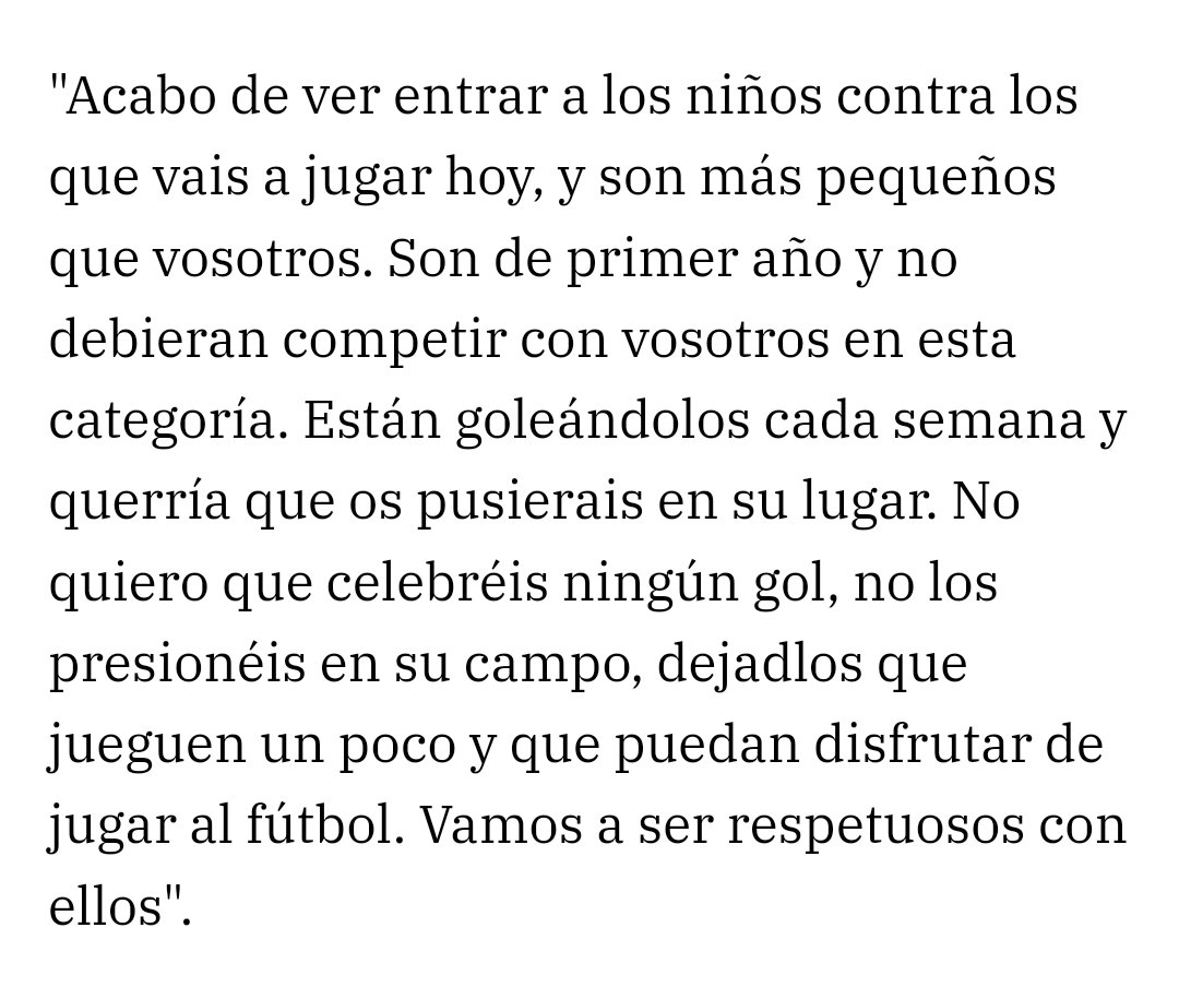 verismo85's tweet photo. Cuando un entrenador (que no formador) te justifica que su equipo te haya ganado 21-0 "porque es imposible decirles que no vayan a por todas, no lo entienden".

En mi opinión, si se les explica así de bien, lo entienden perfectamente.
👇🔝 https://t.co/Ry3cB1Ycy5