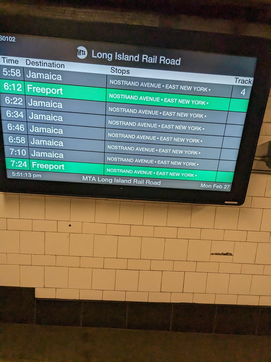 Yishai20's tweet photo. Almost every peak train from Atlantic Terminal doesn't go to Long Island.
Absolute nonsense https://t.co/ZXXCLrSKnO