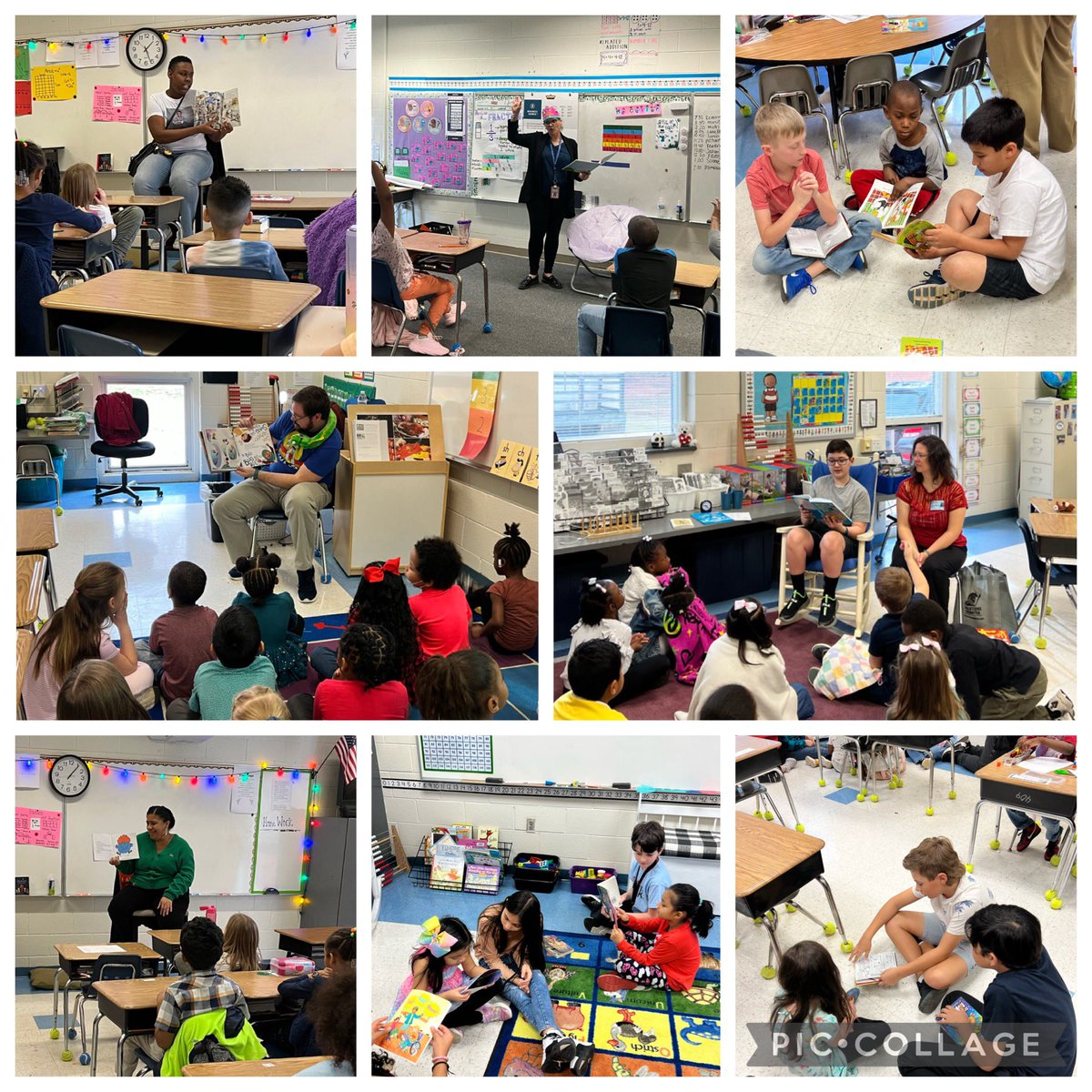 Thank you to all of our guest readers, big and small! Our students enjoyed all of the books that were shared today for Read Across America Week! 📚😊 #pilotpride <a href="/PilotPrincipal1/">Principal Fleming</a> <a href="/GCSchoolsNC/">Guilford Co. Schools</a> <a href="/Super_GCS/">Dr. Whitney Oakley</a> <a href="/michellewolver/">Michelle Wolverton</a>