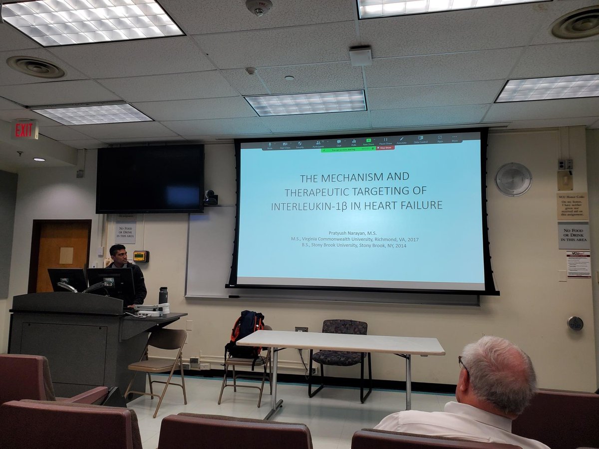 Congratulations to @PratNarayan for his PhD thesis discussion!! IL-1 scholar!! @VCUHealthHeart @ToldoStefano @SALLOUMFN