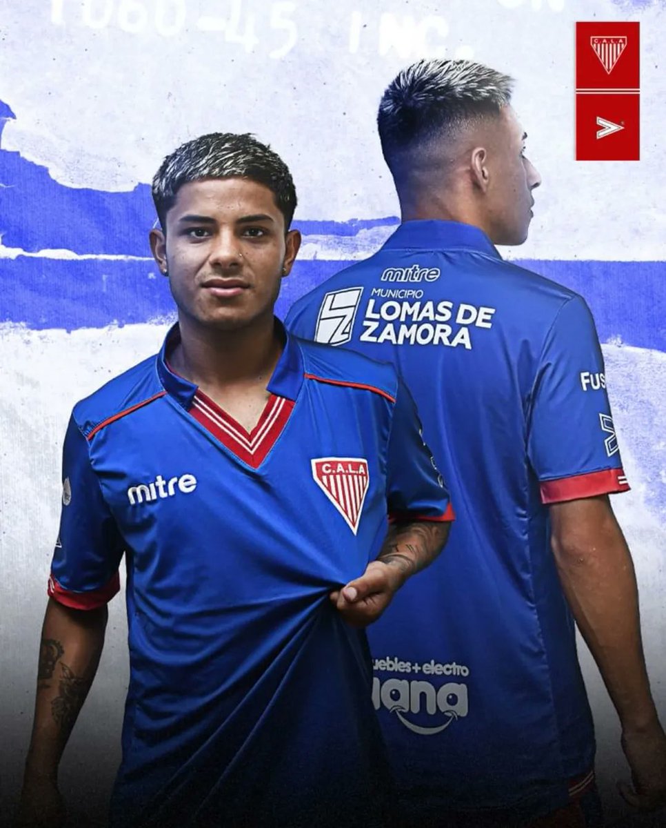 Frente y espalda de la nueva camiseta de <a href="/clublosandes/">Club Los Andes</a> ⚽️❤️