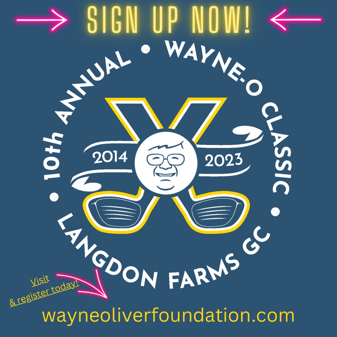 WayneOLegacy's tweet photo. 2023… we are READY! Registration is OPEN! Join us or support with a sponsorship! Link to register in bio! #2023WayneO #10thWayneO #wayneoliverfoundation #wayneosponsor https://t.co/bChMwP9b3A