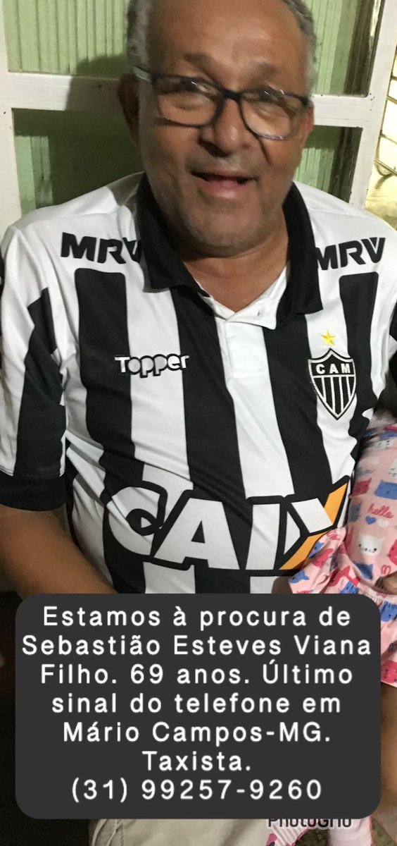 JoseEustquioQu1's tweet photo. Compartilhem , atleticano taxista desaparecido  , ele é  de Bh e o taxi foi encontrado na região de Mário Campos MG  , somente o taxi , nada do taxista atleticano até o momento. https://t.co/ICrvKdGk1q