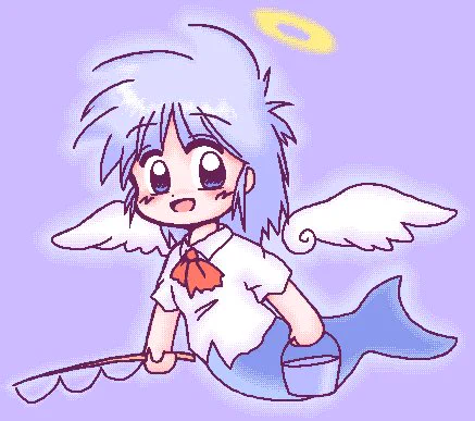 人魚であっても露出は控えめな健全らくがきまんとは私のこと…って20うん年前の絵だけど #これを見た人はマーメイドをTLに放流しよう 