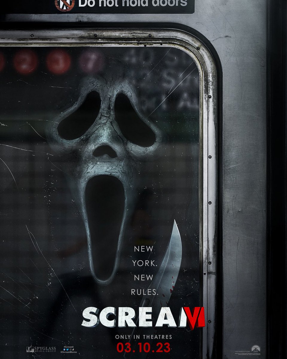 TheMoviePodcast's tweet image. ARE YOU READY TO #SCREAM, CANADA? 

#TheMoviePodcast is partnering with @ParamountCanada &amp;amp; Spyglass Media Group to give you the chance to WIN ROE PASSES for #ScreamVI at any @CineplexMovies! 

TO ENTER: RT, FOLLOW @TheMoviePodcast, AND REPLY 🔪

#Scream6 opens March 10.