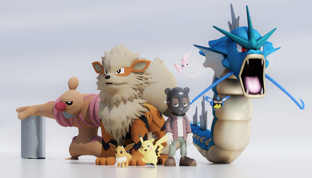 funkero_eth's tweet image. It is Pokemon Day, so I thought it would be a good idea to come up with a simple render (this is not my official team 😂). What are some of your favorite Pokémon, regions and trainers?

#AKCB #BAGMI #Pokemon #PokemonDay