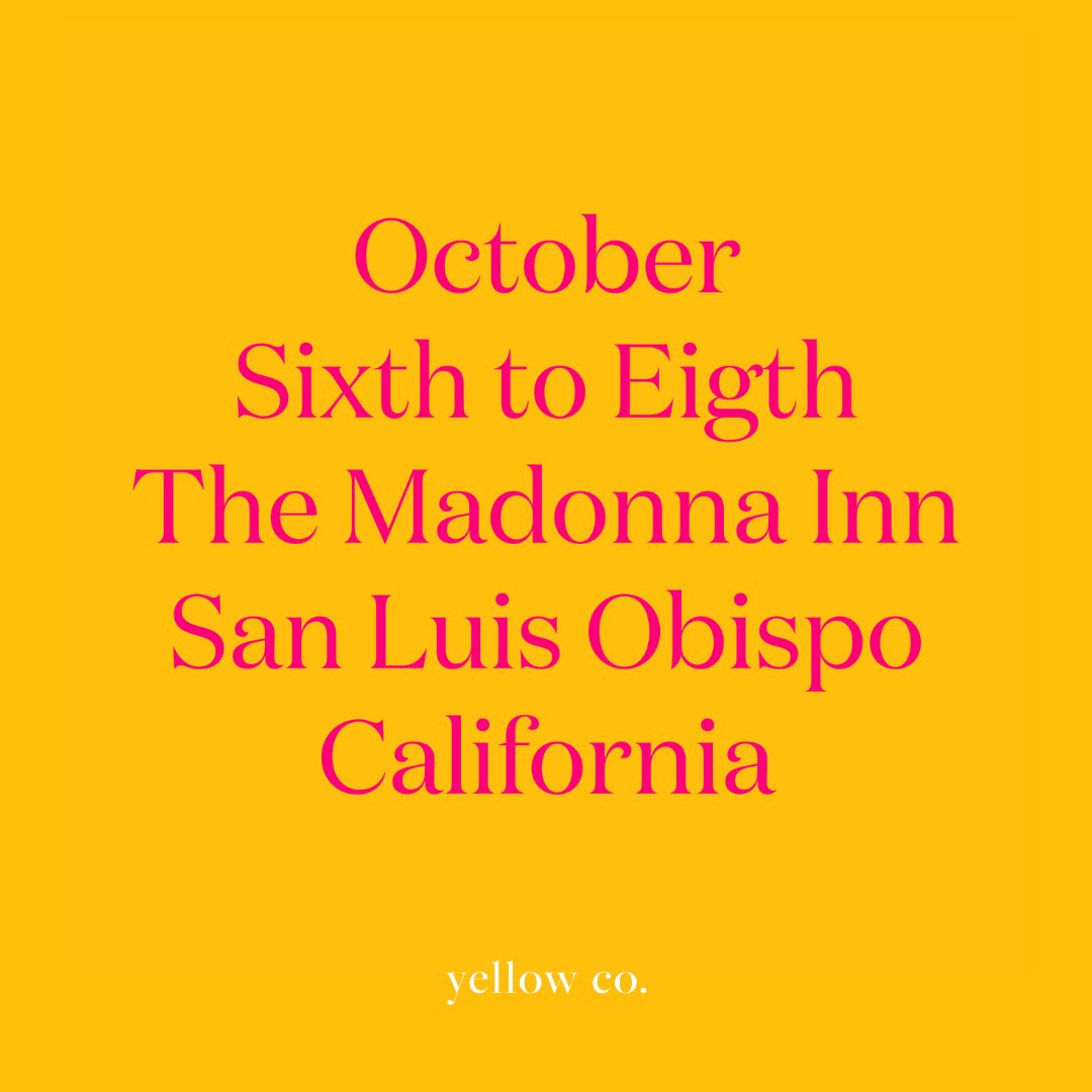 The Yellow Conference has never been just an event, but an opportunity to connect on a deeper level with yourself, your work, and others. Join a movement of purpose-driven trailblazers who are redefining what it means to be successful. ✨️👯‍♀️