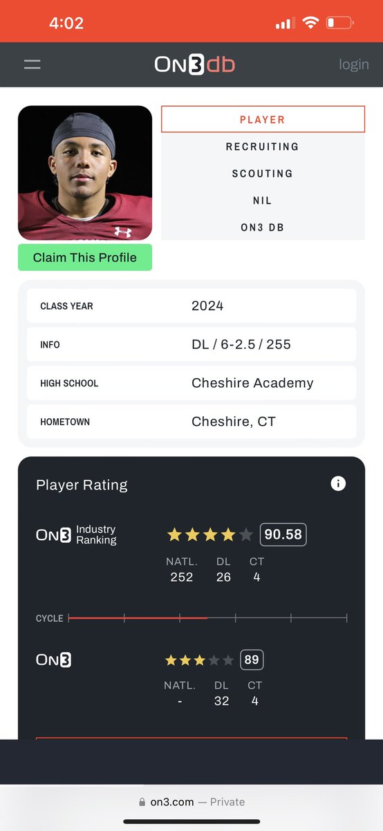 Jerodsmith44's tweet photo. You can’t name 30 better defensive line men then me. This is straight disrespect @On3Recruits @ChadSimmons_ https://t.co/g1cldCnwHq