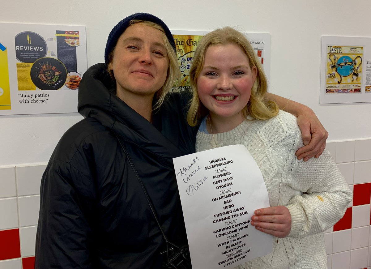 Adam Nethersole (@adamnethersole) on Twitter photo Thank you <a href="/lissiemusic/">Lissie Maurus</a> for making my Lizzie's year! A signed set-list and a snap with her musical #heroine in <a href="/FiveGuys/">Five Guys</a> after a superb gig at <a href="/CambJunction/">Cambridge Junction</a> . Drove home singing her heart out. Thank you! ππ» Thank you <a href="/lissiemusic/">Lissie Maurus</a> for making my Lizzie's year! A signed set-list and a snap with her musical #heroine in <a href="/FiveGuys/">Five Guys</a> after a superb gig at <a href="/CambJunction/">Cambridge Junction</a> . Drove home singing her heart out. Thank you! ππ»