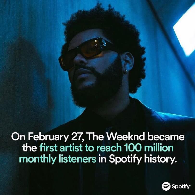 ReadySetImpact's tweet photo. Team Impact congratulates @theweeknd @Spotify 🎶 🔥 https://t.co/TMIWI7W8Ba