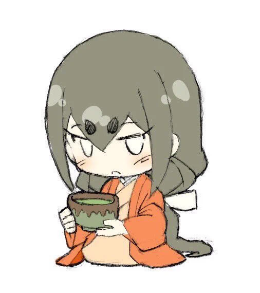 おはよう皆の衆 本日は『#織部の日』じゃ慶長4年2月28日 千利休亡き後の豊臣秀吉の茶頭 古田織部が自身で焼いた茶器を用いて茶会を開いた事から来ておるとか現世では古田織部は『へうげもの』の主人公として知られておるな私も一杯頂いて一日の始まりと致そうかのぅ 