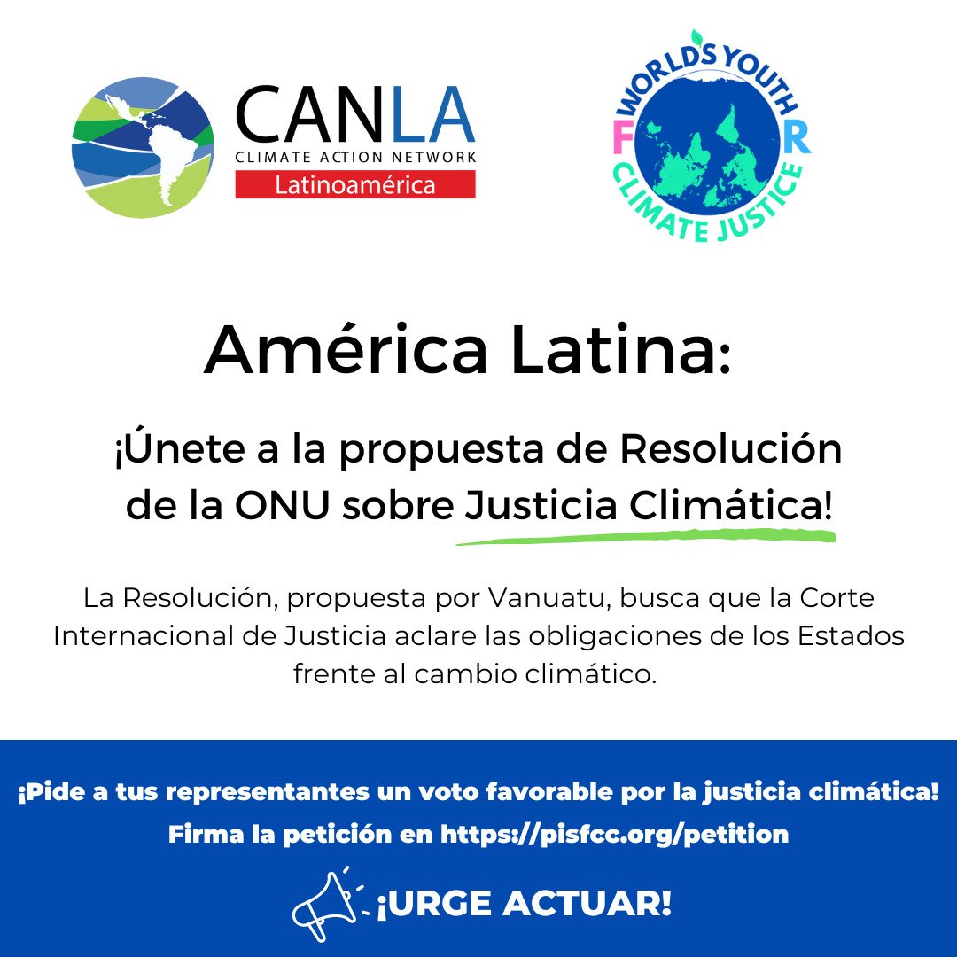 🧵 1/5 ¿Sabías que 18 naciones del mundo han preparado una Resolución para solicitar una opinión consultiva a la Corte Internacional de Justicia sobre las obligation es de los Estados frente a la crisis climática❓¡Es emocionante! 🌍 #ICJAO4Climate #VotaSiPorLaJusticiaClimatica