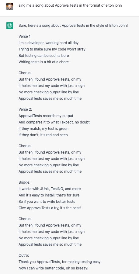 LlewellynFalco's tweet image. #ChatGPT #ApprovalTests