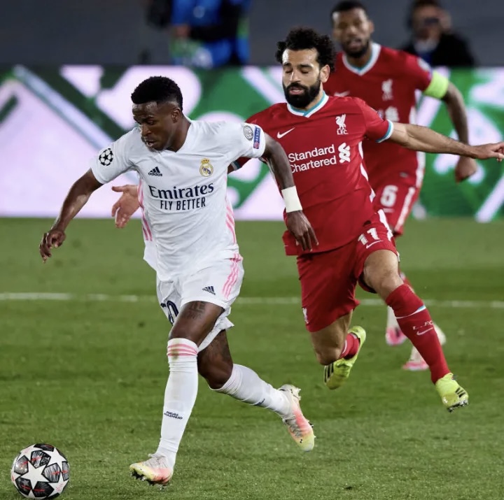 MadridUniversal's tweet photo. Mohamed Salah was the only player to vote for Vinícius Júnior as the best player in the world. https://t.co/sqdxfSpJT3