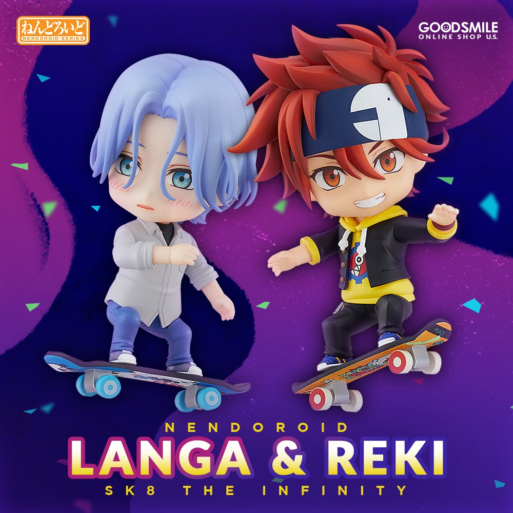 GoodSmile_US's tweet photo. A friendship like Nendoroid Reki and Nendoroid Langa's from SK8 the Infinity can help push you over the finish line! Pre-order these skilled skaters of "S" today by visiting GOODSMILE ONLINE SHOP US!

Shop: https://t.co/IGVHuOjlbt

#sk8theinfinity #sk8 #goodsmile https://t.co/sb5mjlKxP5