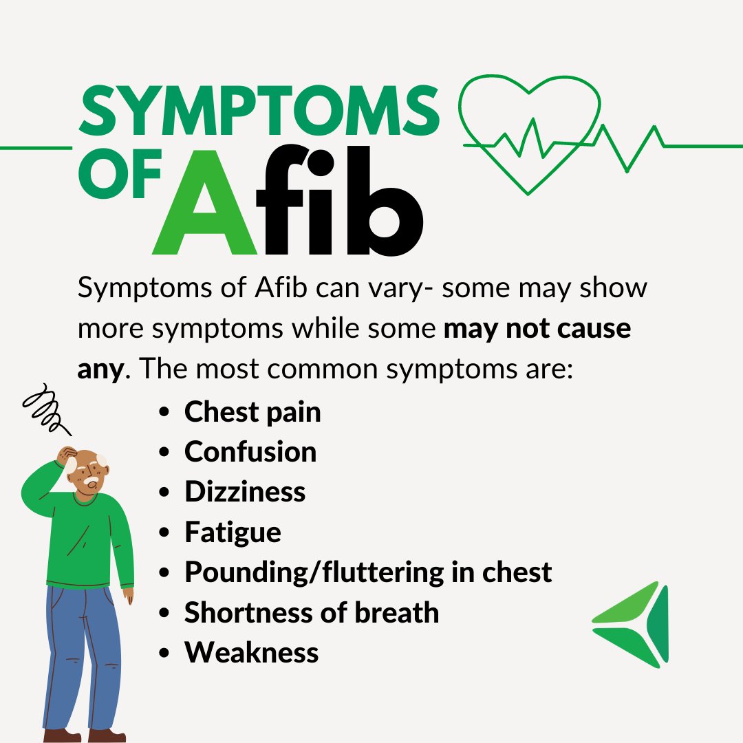ArdenCourts's tweet photo. Afib, or atrial fibrillation, is the most common heart rhythm problem in the United States. Could you or a loved one be at risk? What should you look for? https://t.co/lGwi7t3Wnv