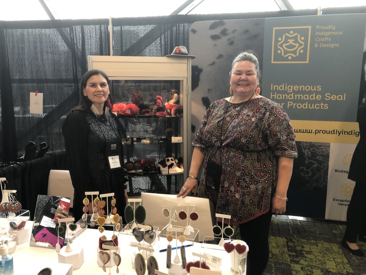 NWT sealskin artists were featured at the Northern Lights Conference last week. Click to read more. #NWTArts iti.gov.nt.ca/en/newsroom/nw…