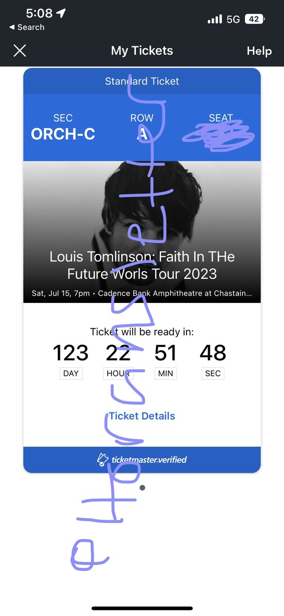 horansletter's tweet photo. Selling 2 tickets to Louis Tomlinson’s World Tour 

1. Nashville, TN. Selling for face value $83.30 
2. Atlanta, GA. Selling for face value as well $81.55 

BOTH ARE SEATS!! Please rt! Im moving and cant go as they’ll be too far. https://t.co/saXpszSscg