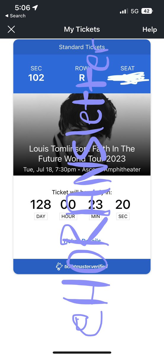 horansletter's tweet photo. Selling 2 tickets to Louis Tomlinson’s World Tour 

1. Nashville, TN. Selling for face value $83.30 
2. Atlanta, GA. Selling for face value as well $81.55 

BOTH ARE SEATS!! Please rt! Im moving and cant go as they’ll be too far. https://t.co/saXpszSscg