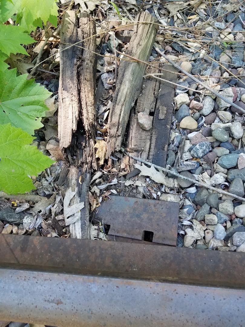 ProgressiveRail's tweet photo. @NTSB @NTSB_Newsroom Let's not wait until after a disaster to address this rail issue. We have literally told EVERYONE these tracks are disintegrating in Lakeville MN neighborhoods. PGR needs to stop using these tracks NOW! This is not safe. https://t.co/vTS7eX4Er3