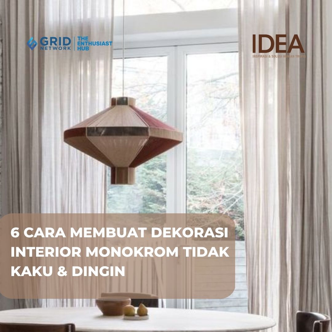 iDEAOnline's tweet photo. alam beberapa kasus, dekor monokrom bisa terkesan terlalu “dingin” dan kaku. Namun nyatanya, tidak semuanya harus begitu. Kita bisa, lho, menciptakan dekorasi monokrom netral yang hangat.

Simak artikel selengkapnya melalui: https://t.co/V26uqH9TUX https://t.co/DFATJRuFVe