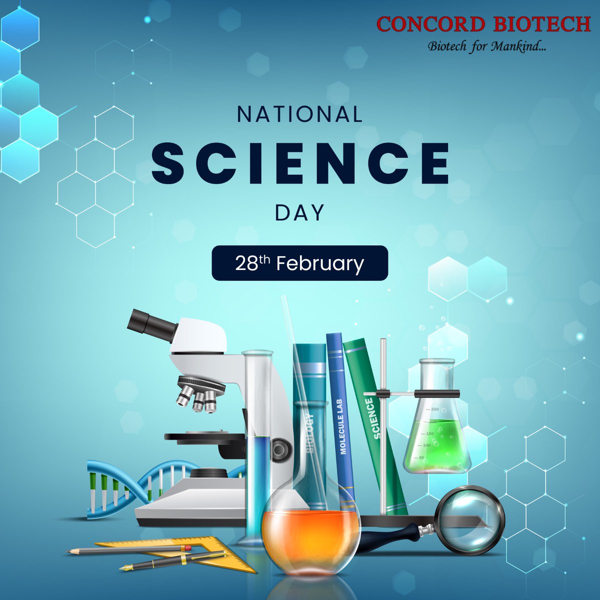 On February 28th, we celebrate #NationalScienceDay in honor of the discovery of the 'Raman Effect' by Sir C. V. Raman, which earned him the Nobel Prize. 
On this day, let us acknowledge the tremendous power of science and its endless potential.

#GlobalScienceforGlobalWellbeing