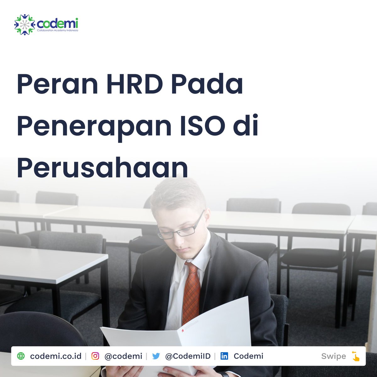 CodemiID's tweet photo. Terkait peran HRD yang harus dilakukan, terdapat 8 poin penting di dalam ISO 9001. Apa sajakah 8 poin tersebut
Selengkapnya https://t.co/QX5vwnOYhG
#humanresources #hrd #humanresourcesdepartment #mentalhealth #codemi #learninghub #jungkook #FilterLegend https://t.co/PUGax7h1Fp