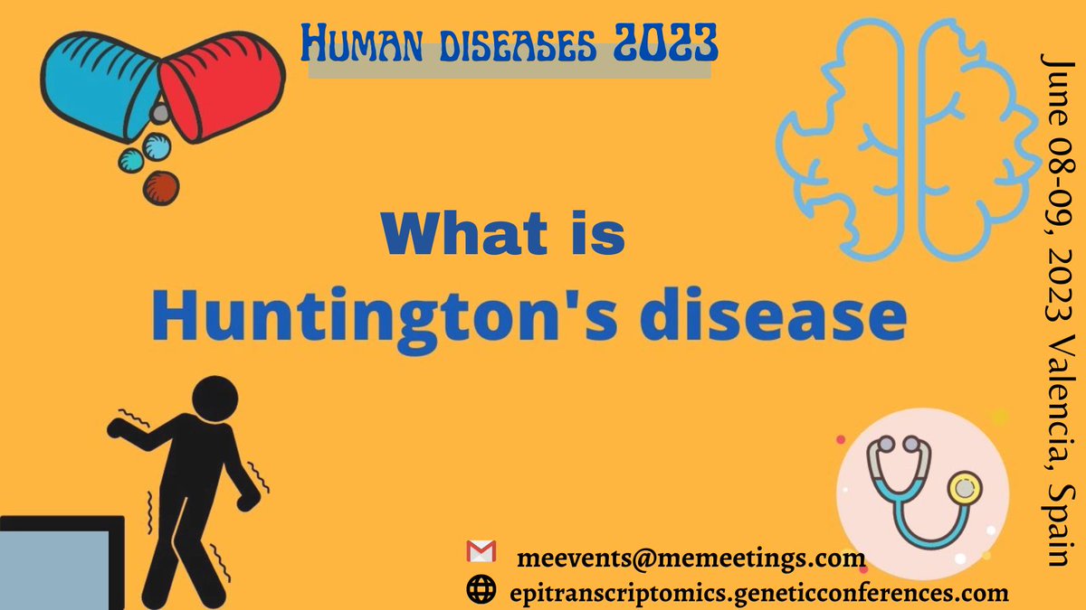 #Huntington's disease is a rare #inheriteddisease that causes the progressive #breakdown (degeneration) of #nervecells in the #brain Huntington's has a wide #impact on a #personsfunctionalabilities and usually results in #movement #thinking (cognitive), #psychiatricdisorders