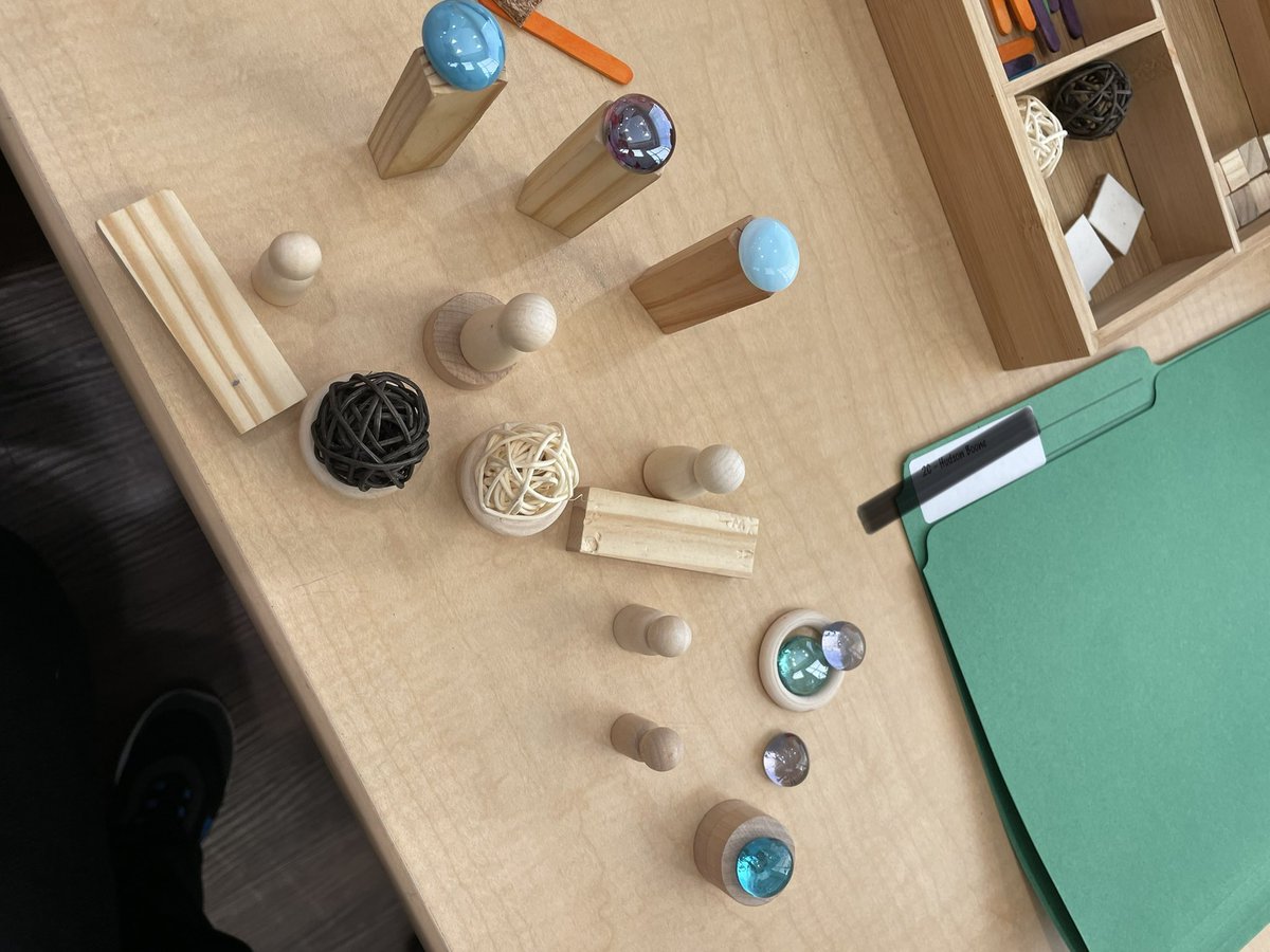 KerryKindermann's tweet photo. How might we build and share our stories using loose parts? Grade 2’s @heronscrossing created some beautiful stories in the Learning Commons this morning! @LifeInTheLLC #rvsed #storyworkshop https://t.co/11SV7IyQFM