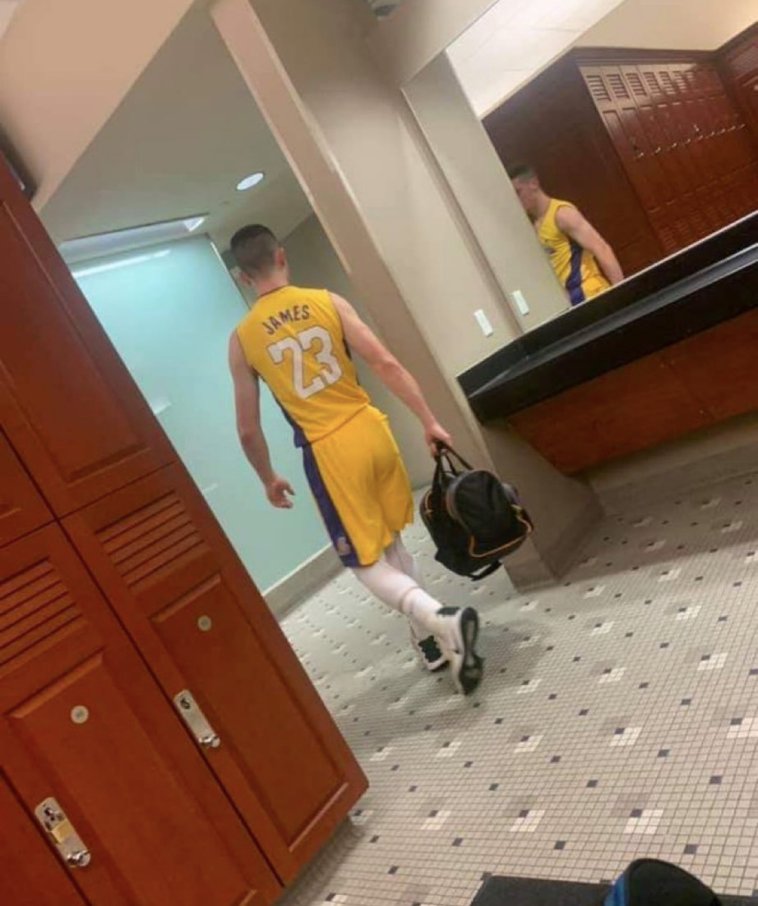 Austin Reaves after hearing LeBron's injury