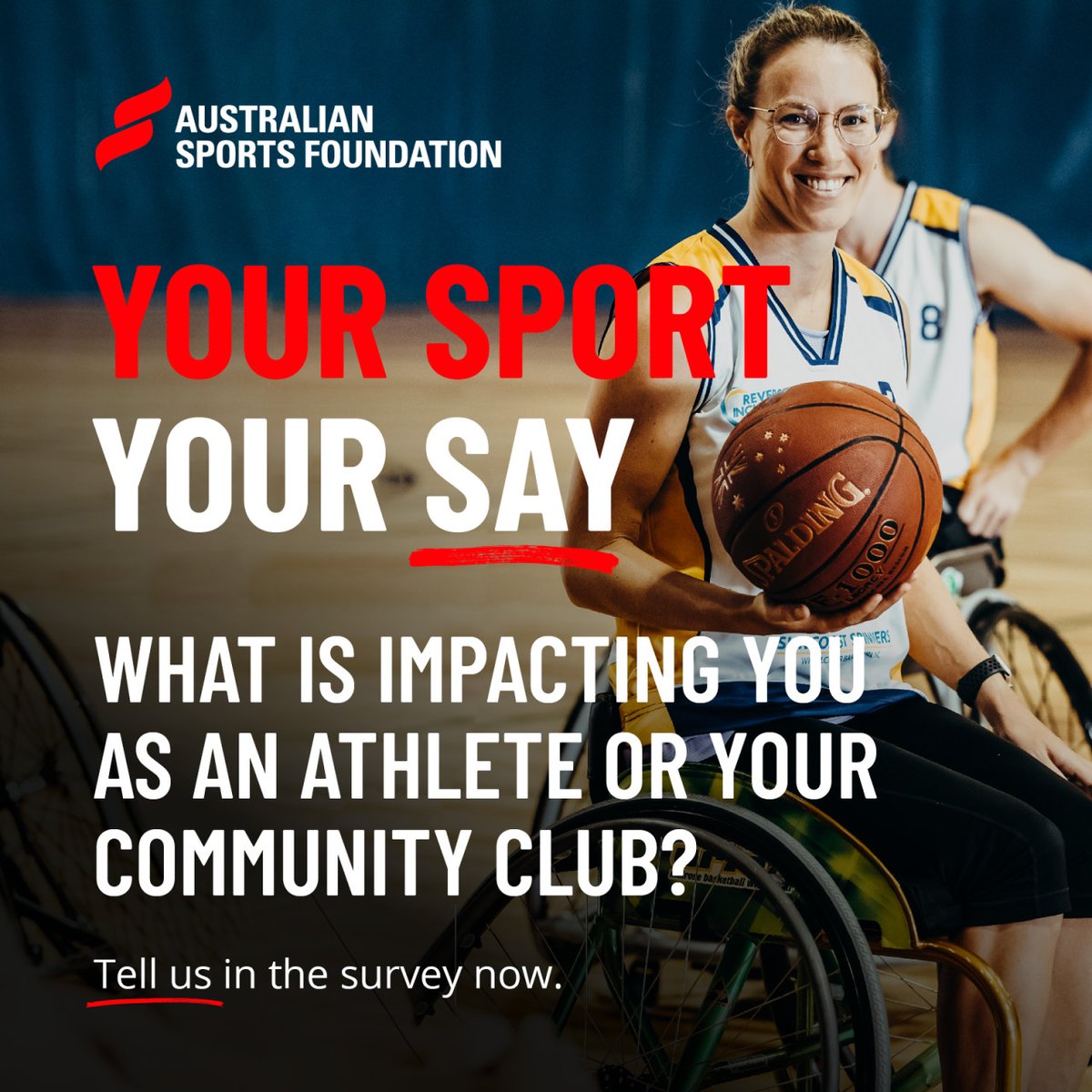 Have your say on what is impacting your community club OR you as an athlete.
yoursportyoursay.club/athlete_survey…

Give us around 15 mins of your time and you can apply for 1 of 15 $500 cash grants, for you or your club.
Tag your teammates &amp; club representatives.
#sport #research #survey #ASF