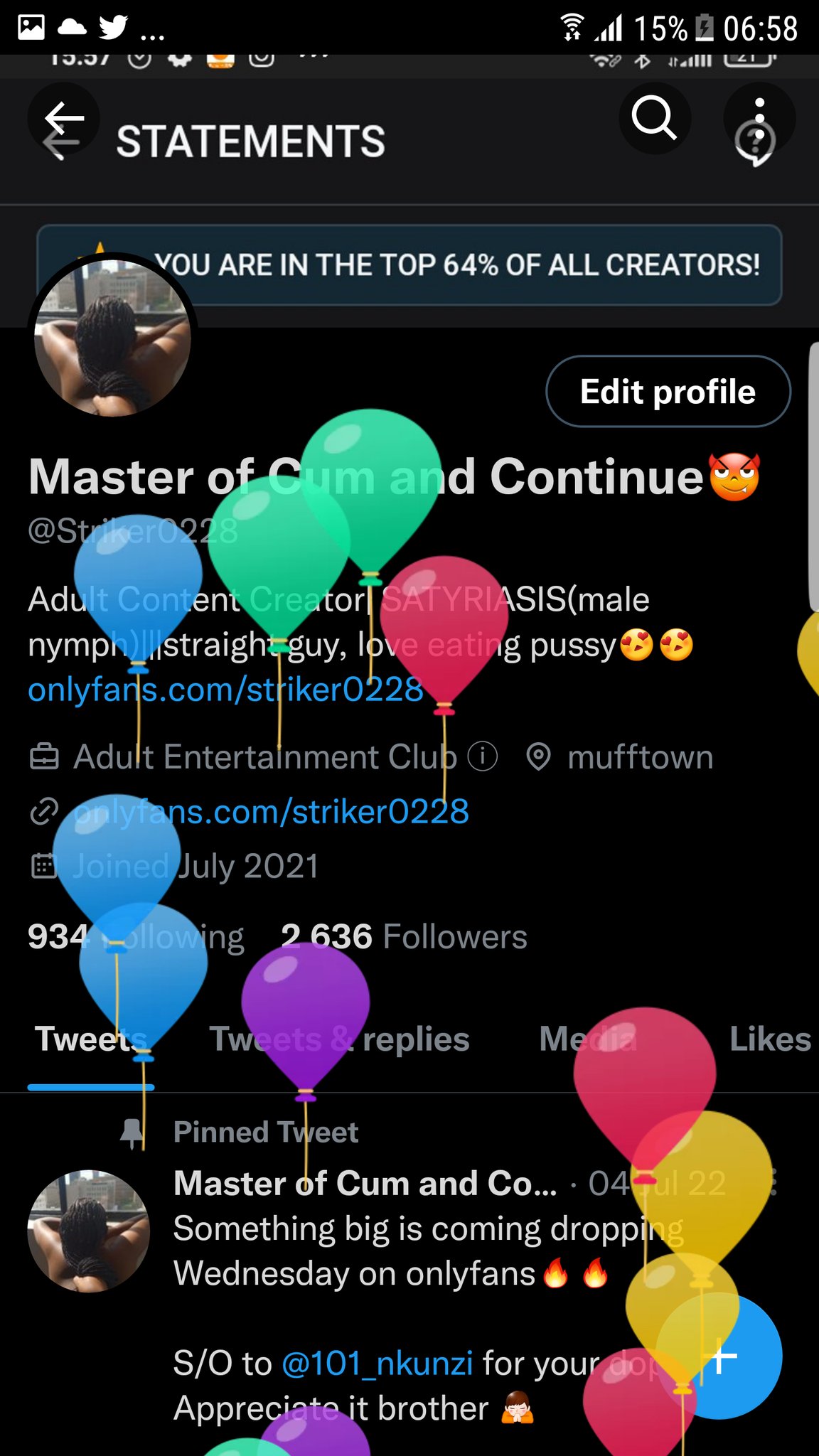 I got balloons y'all 😋😊🤗 https://t.co/kGrgB2s8ES