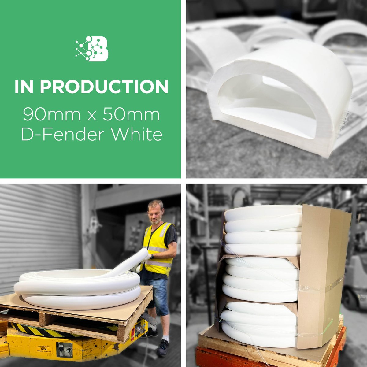 Boss Rubber & Plastics (@bossrubberau) on Twitter photo In this picture, we are manufacturing the D-Fender in white for <a href="/bossmarineau/">Boss Marine</a> π€
This D-Fender is manufactured from marine grade flexible PVC, making them durable and long-lasting β
#australianmade #marine #manufacturing #rubber #plastics #engineeringlife #factory #quality In this picture, we are manufacturing the D-Fender in white for <a href="/bossmarineau/">Boss Marine</a> π€
This D-Fender is manufactured from marine grade flexible PVC, making them durable and long-lasting β
#australianmade #marine #manufacturing #rubber #plastics #engineeringlife #factory #quality