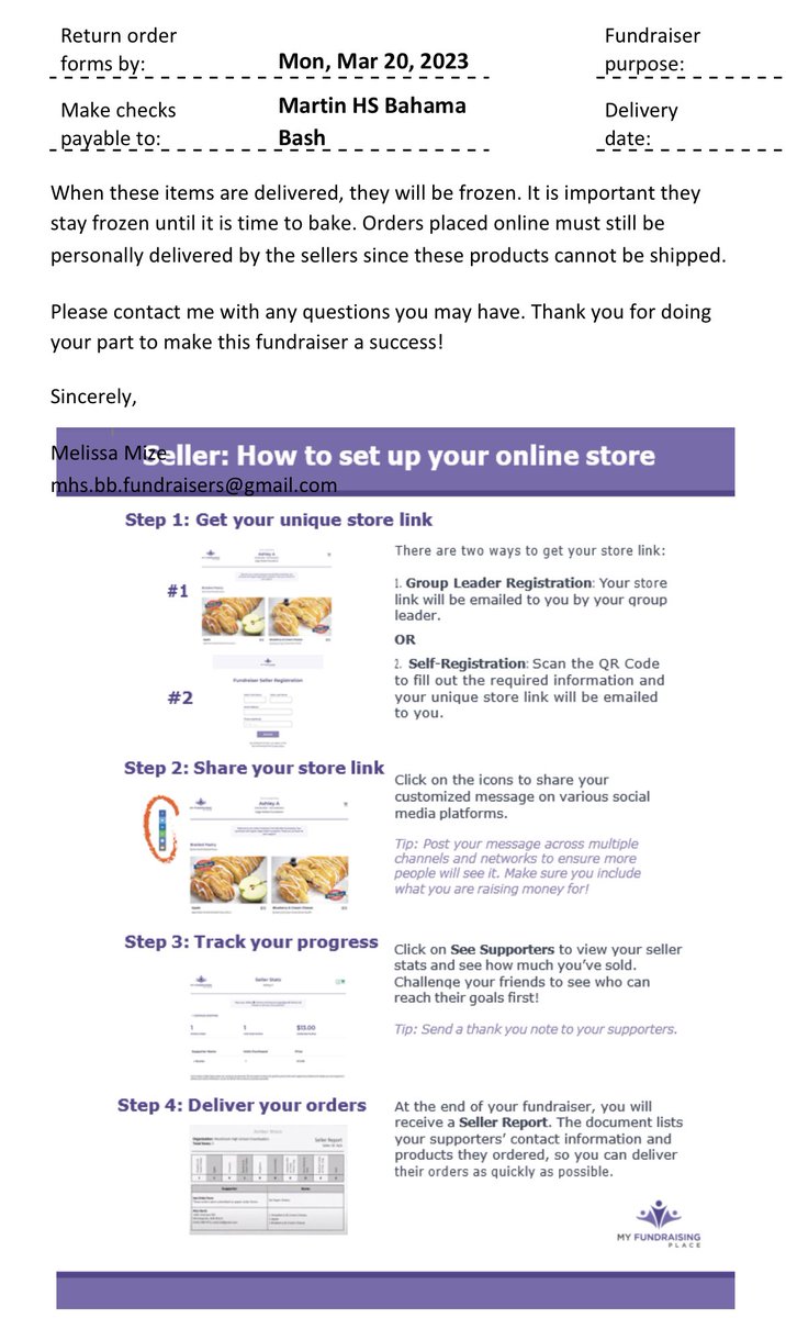 BahamaBashMHS's tweet photo. February 27th - Butter Braids Start...March 20th - End...March 29th - Delivered. https://t.co/wZwUMTWOCq