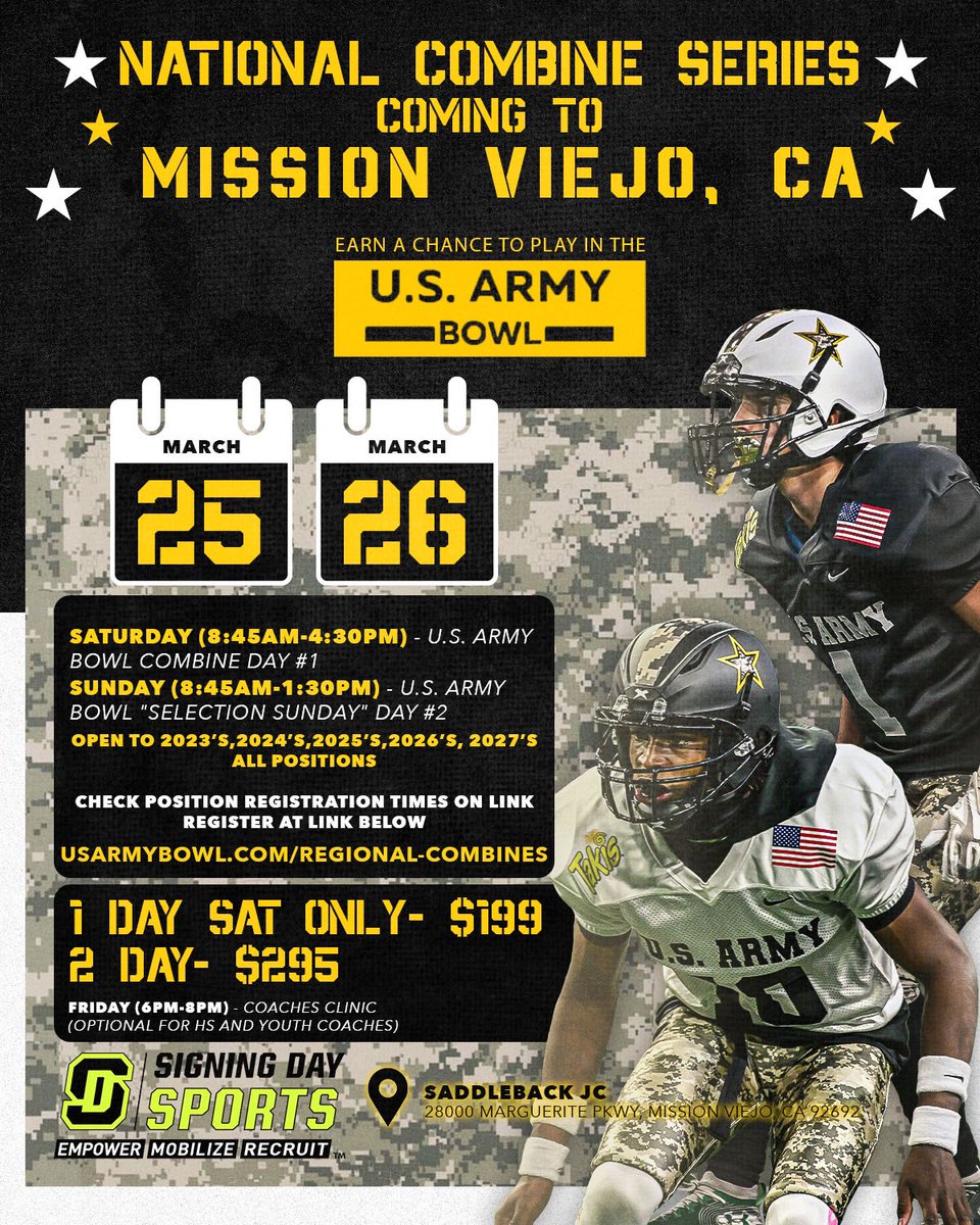 Thank you <a href="/USArmyBowl/">Military Appreciation Bowl Week</a> for the invite to a National Comine. Can’t wait!
#Recruittorrance🤝

<a href="/CoachRayCarter/">Raymond Carter</a> <a href="/CoachSeabass/">CoachBass</a> <a href="/CoachDanny10/">Danny Hernandez</a> @coachkeith_1k <a href="/PGregorian/">Paul Gregorian</a>