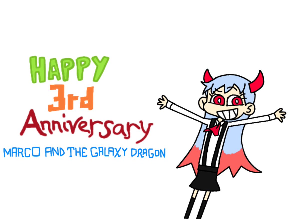 MATGDFanPage's tweet photo. Happy 3rd Anniversary to Marco and the Galaxy Dragon!!!!
.
.
It's really been 3 years huh
#マルコと銀河竜
#marcoandthegalaxydragon
#MatGD https://t.co/anGWzCIzaC