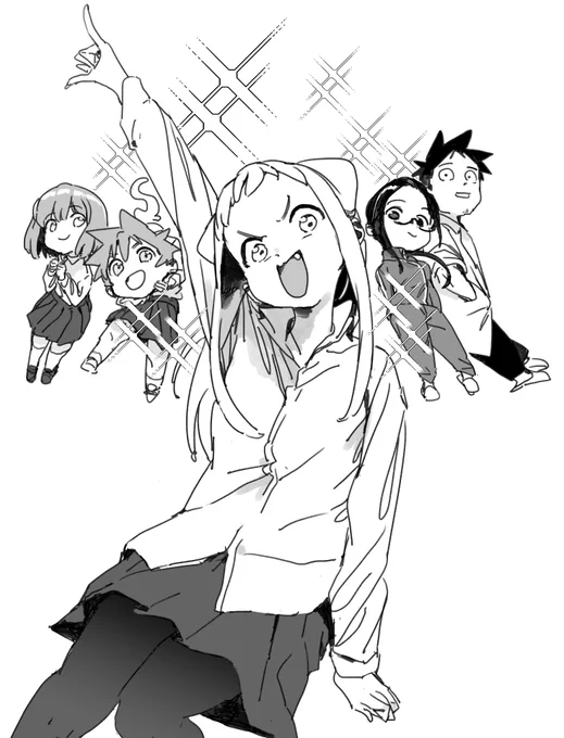 #今月描いた絵を晒そう
『亜人(デミ)ちゃんは語りたい』ラスト月!ということで、宣伝絵等たくさん描けて楽しかったです。Twitterにラクガキを載せ始めて久しいですが、絵を見てキャッキャしていただけるのは連載中の何よりの拠り所でした。本当にありがとうございました。 
