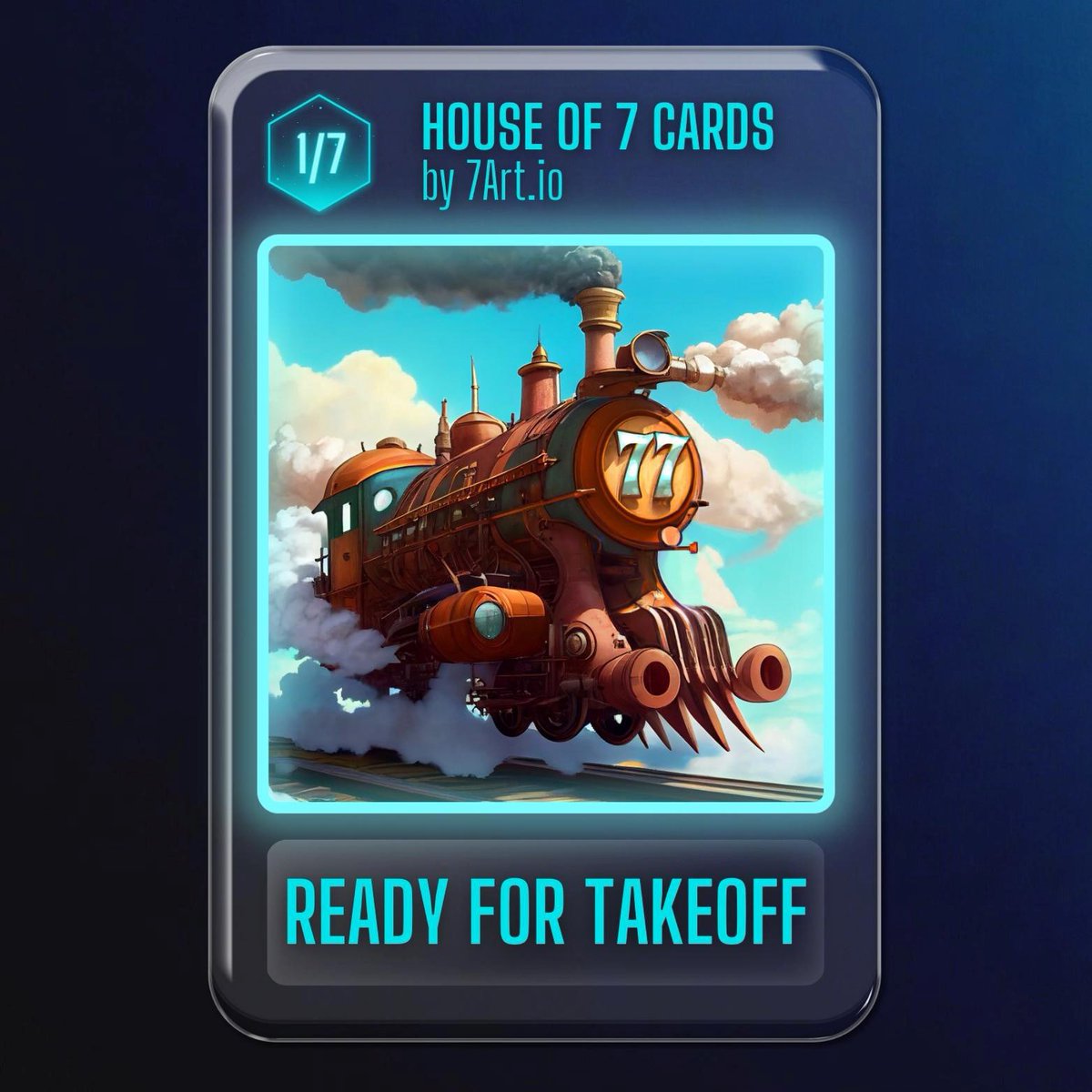 7art_io's tweet image. GM #7Art Fans 🚂🌈