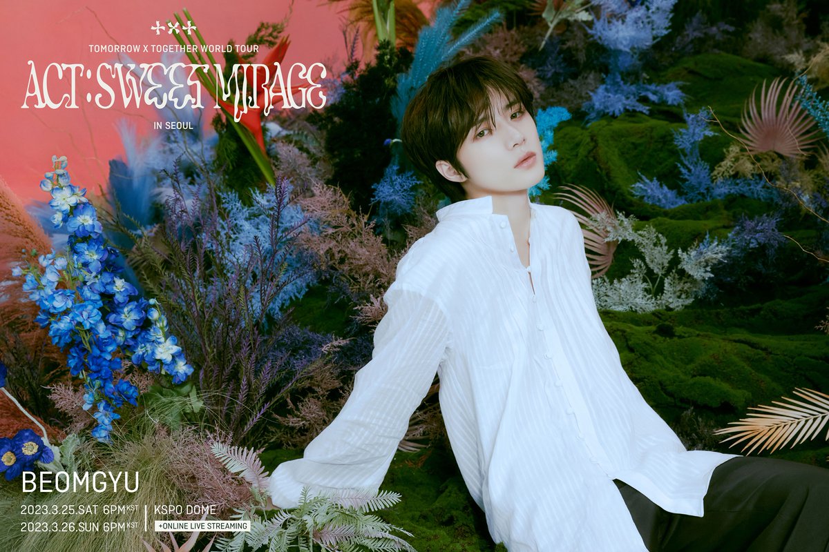 TXT_members dropped the individual posters for its upcoming Seoul