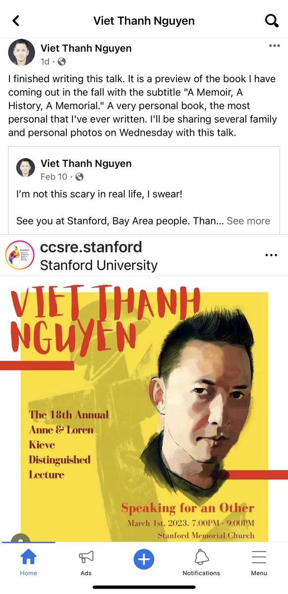 Viet Nguyen Wednesday March 1st at 7 pm @Stanford Memorial Church! Free & open to public stanforduniversity.qualtrics.com/jfe/form/SV_dm… #RaceMatters #CCSRE