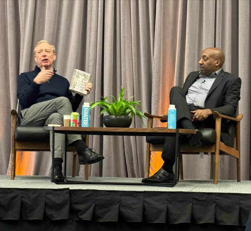 I had a great conversation with Brad Smith, Microsoft’s Vice Chair and President about my new book “Never Far From Home”. The stories, grit, resilience and sheer determination to outwork my way to success.