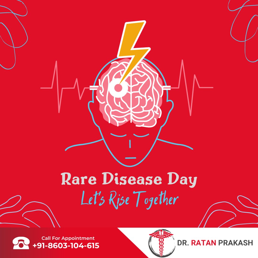 Let's raise awareness and support for those affected by rare diseases.

#RareDiseaseDay #TogetherForRare #bookanappointment #doctorappointment #cdrp #drratanprakash #mbbs #generalphysician #doctor #patna