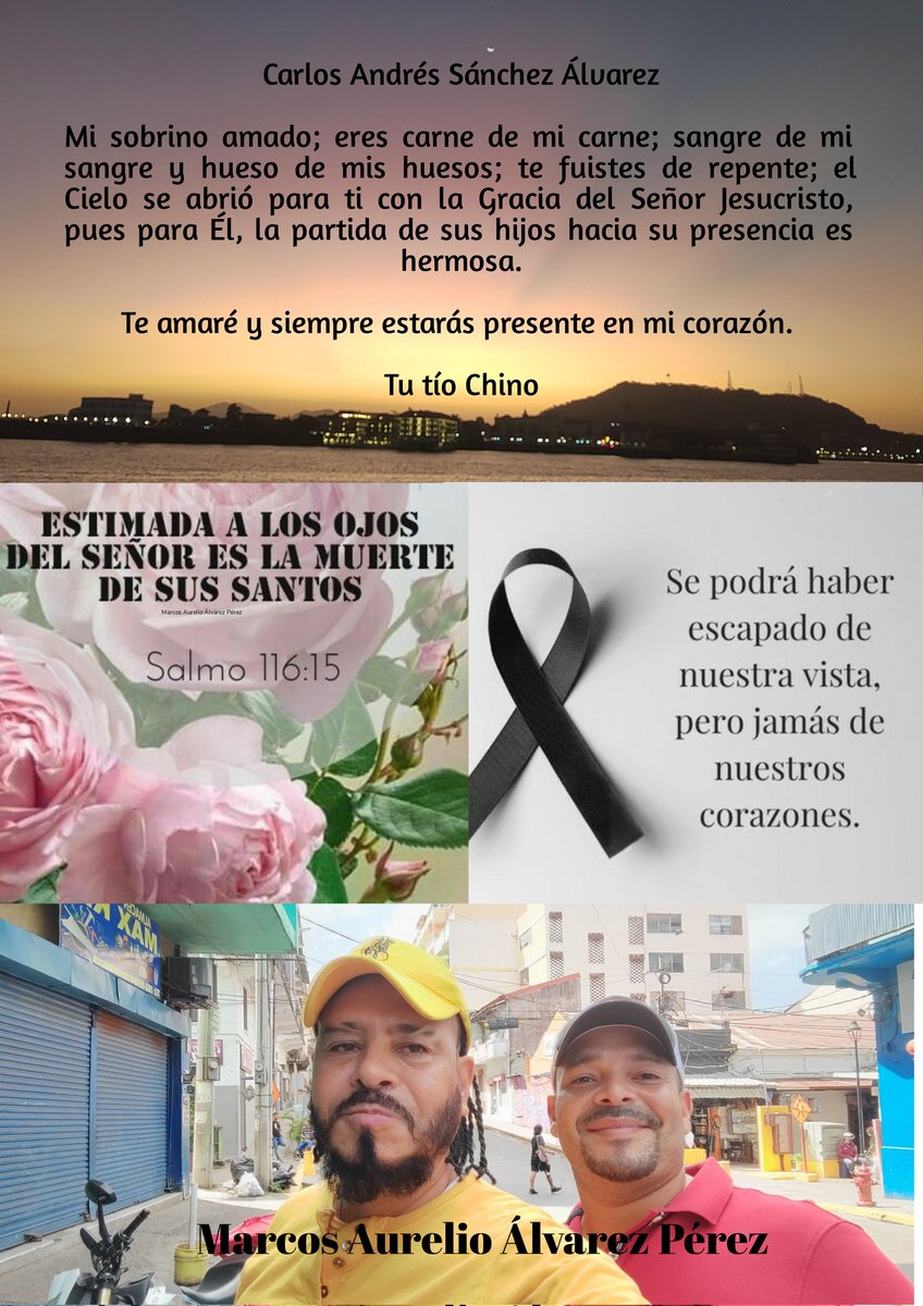 amaapchino's tweet photo. Ayer perdió la vida mi amado sobrino Carlos Andrés Sánchez Álvarez (Q. E. P. D.), quien manejando su #bicicleta como deporte de resistencia, fue atropellado por un conductor más que no respeta las reglas del #tránsito
#MAAP
#PTYS
@ATTTPanama
@Telemetro
@tvnnoticias
@rpc_radio https://t.co/dq7Jlolu6R