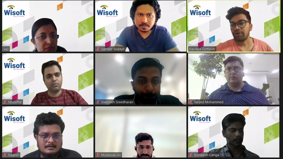 wisoftsolutions's tweet photo. Wisoft Team Ready for the day!
#MorningMeetings #DailyMeeting #WisoftSolutions #Wisoft #WisoftTeam https://t.co/AJneMc1yuq