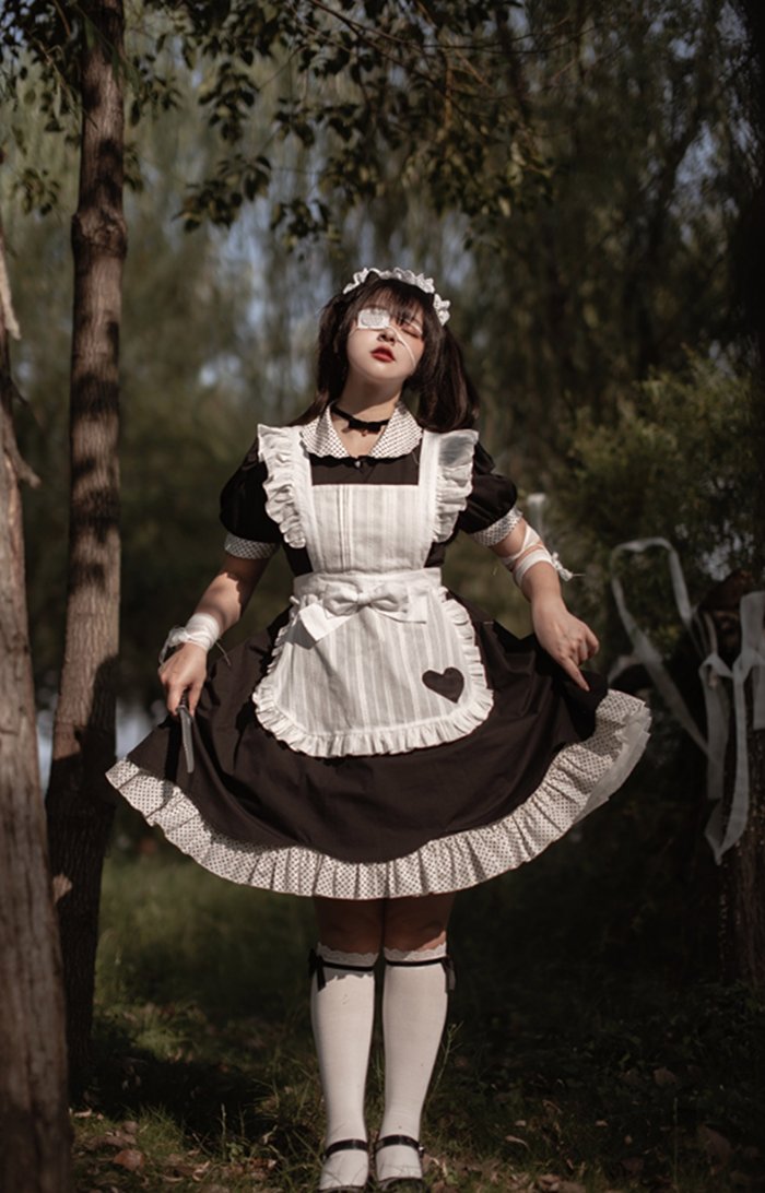 lolitaknotdress's tweet photo. New Arrival: Bubble Milk Jug - #SweetGothic Maid Lolita OP and Apron Set

Shopping It >> https://t.co/PI5KVeRZt0 https://t.co/eQab4SeHSp