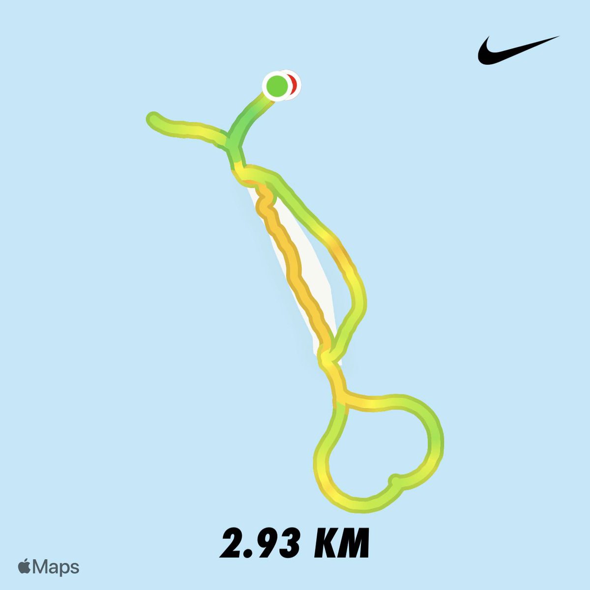 2nd day 1st week of half marathon First Speed Run